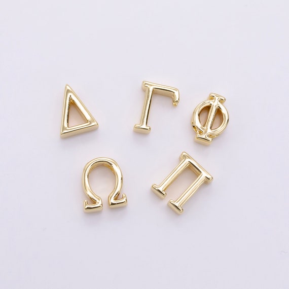 Zeta Sorority Beads Charms - 5PCS Greek Letter Jewelry Making Supplies For Bracelets