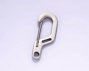 Roestvrijstalen karabijnhaak met geometrische karabijnhaak van 30 mm, voorraad sieradenaccessoires | z560