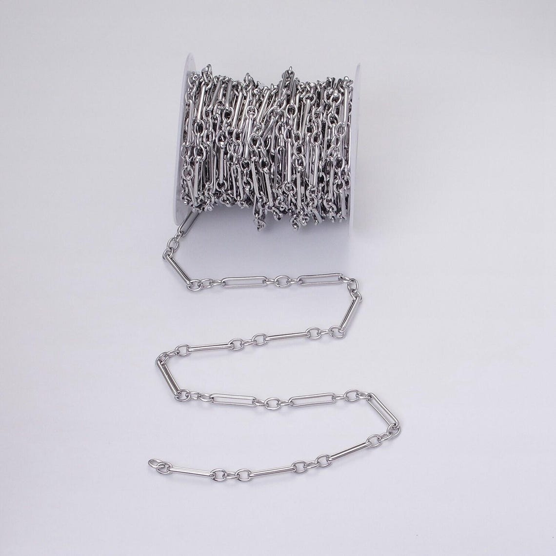 16k Gold Filled Figure Eight Figaro Chain, Silver Figure Eight Chain ...