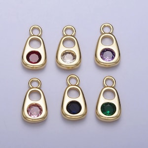 14k Gold gefüllte Soda Tab, Zuglasche, Dose Tab Anhänger Charme für Armband Halskette Großhandel Anhänger Schmuck machen Bastelbedarf ac327
