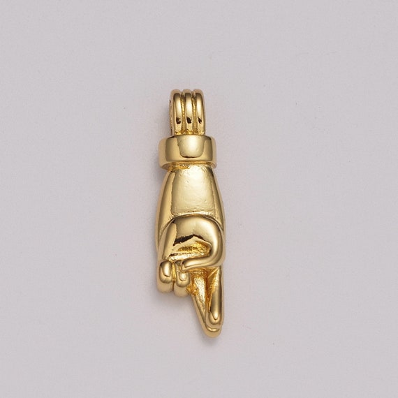 14K Gold Filled Wish for Luck Charm 