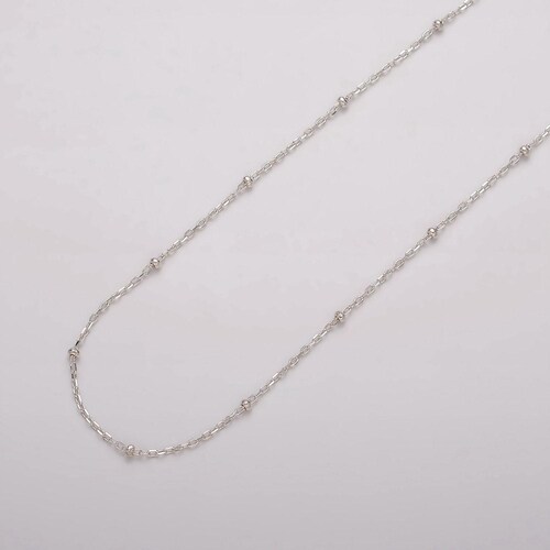 Unfertige Satellitenkette aus 925er Sterlingsilber, große Stückzahl, feine Kette 0,9 mm, Großhandel für dauerhaften Schmuck