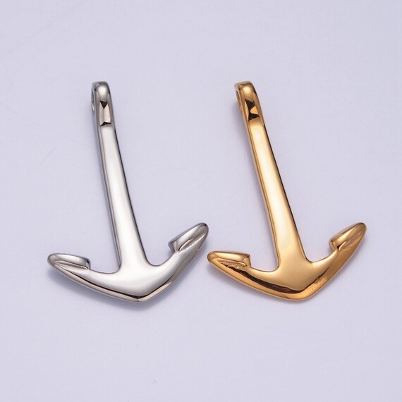 Stainless steel anchor best sale charm