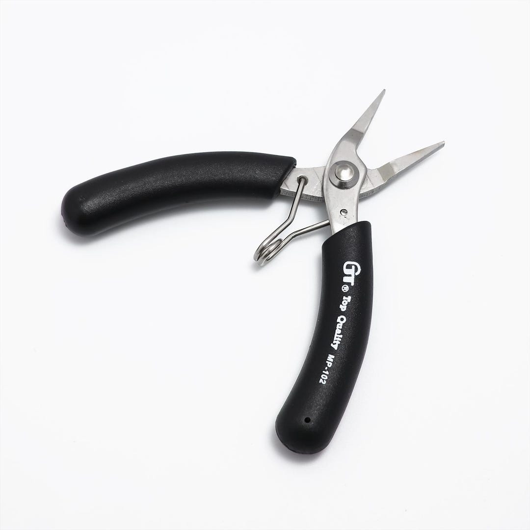 Basic Flat Nose Pliers, Jewelry Making Tools Blue Ergonomic Grip ...