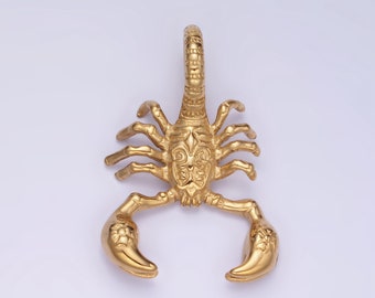 Stainless Steel Scorpio Scorpion, Animal, Insect, Scorpion DIY Jewelry Necklace Pendant Charm Findings for Jewelry Making P-1373