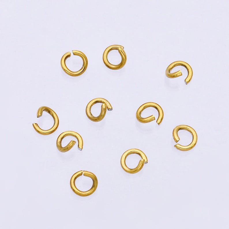 Gold Filled 5mm X 1mm Jump Ring Pack Jewelry Making Findings Supply in ...