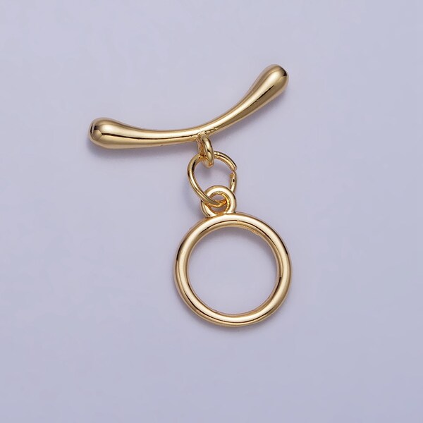 Wholesale Gold Toggle Clasp OT Clasp Fancy Design OT Clasp Bulk Supply for Bracelet Necklace Component z068