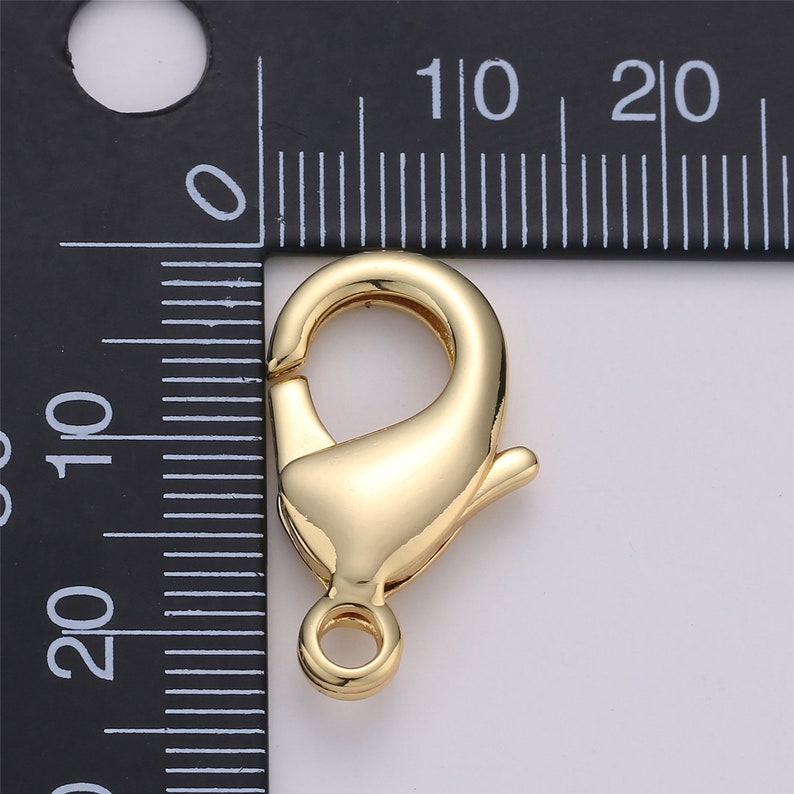 24k gold lobster clasp