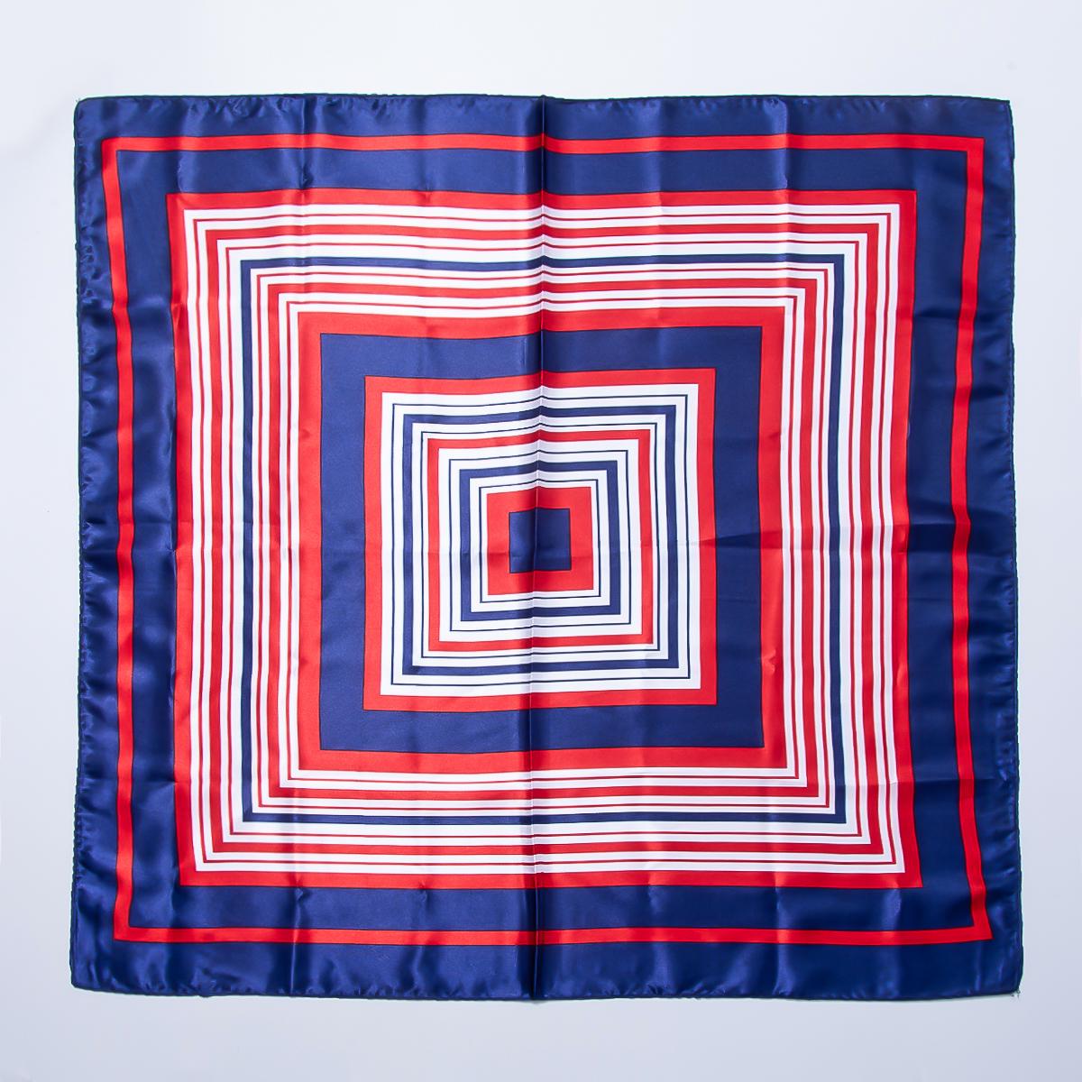 Patriotic Satin Scarf American Flag Bandana 4th of July Neckwear Red ...