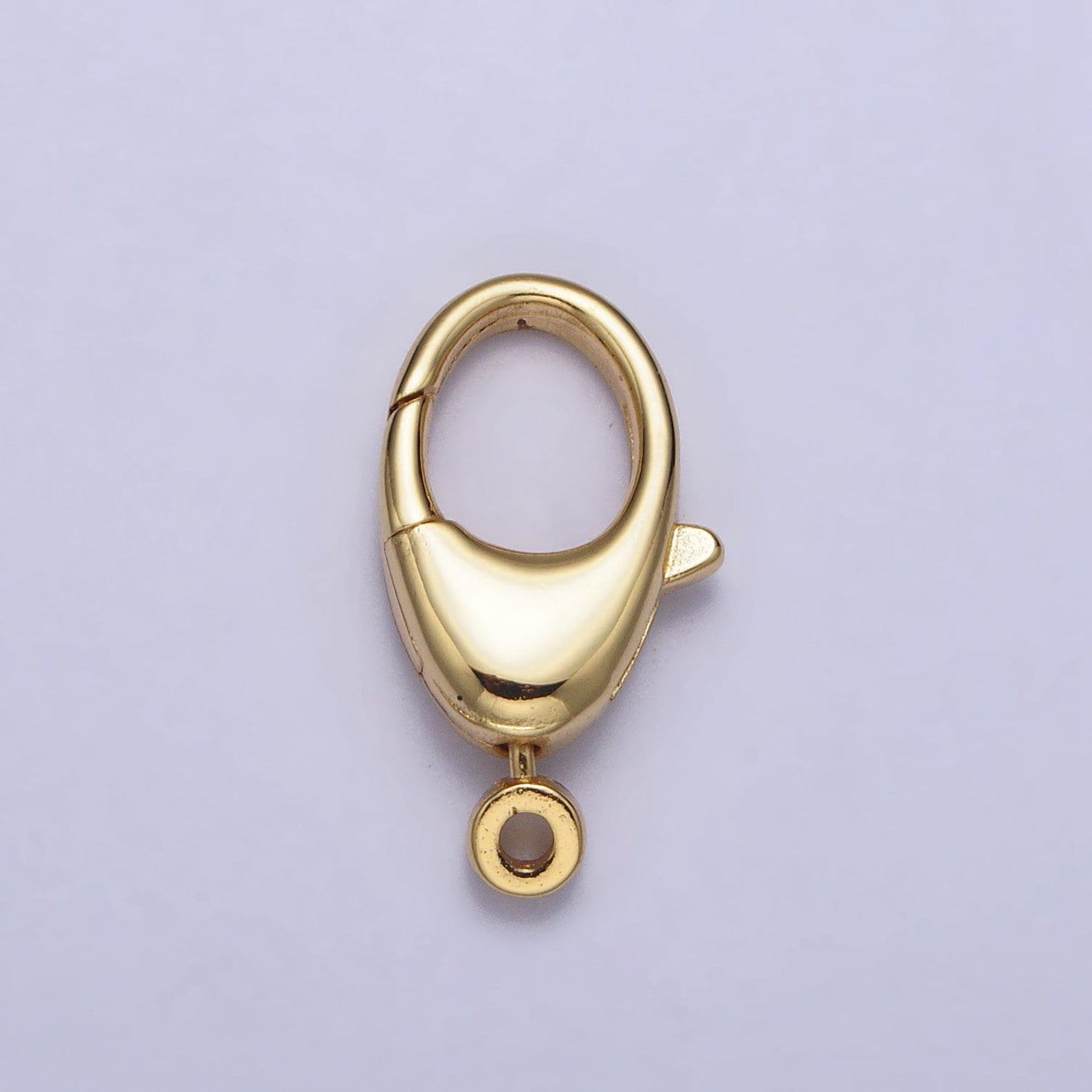 Dainty Oval Lobster Lock Gold Lobster Charm Lock Finding Connector ...