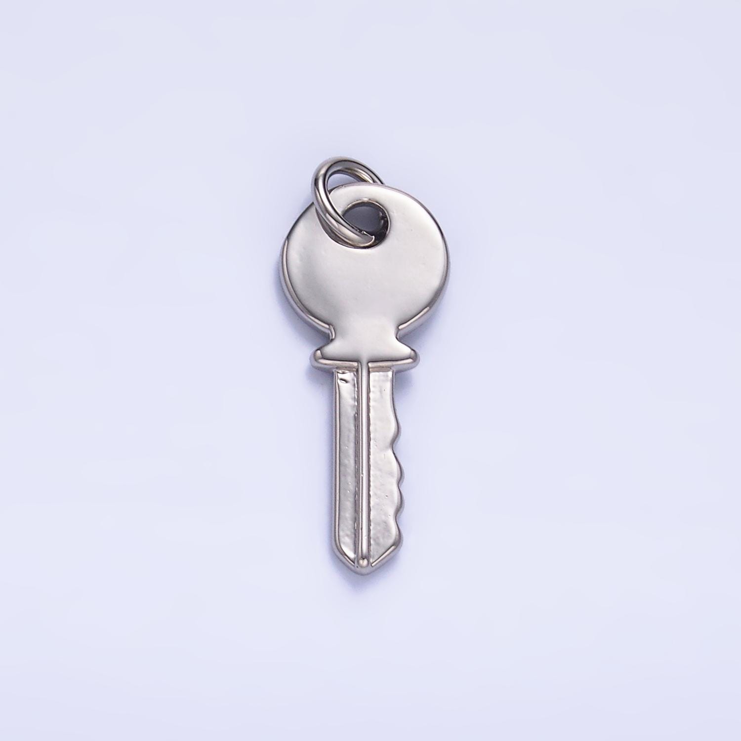Mini Key Charm Mini Key Charm, Gold Pendant Charm, Mini Key Gold Charm for Bracelet ...