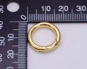 14k gold filled 18mm push spring gate findings | z-721