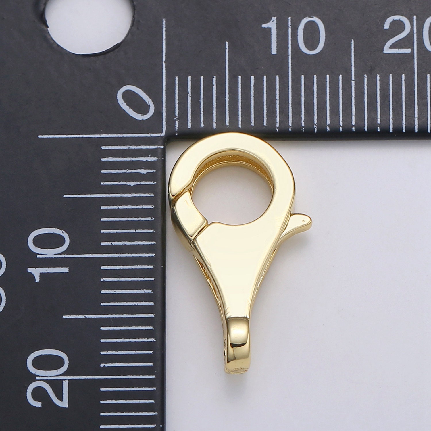 24k gold lobster clasp