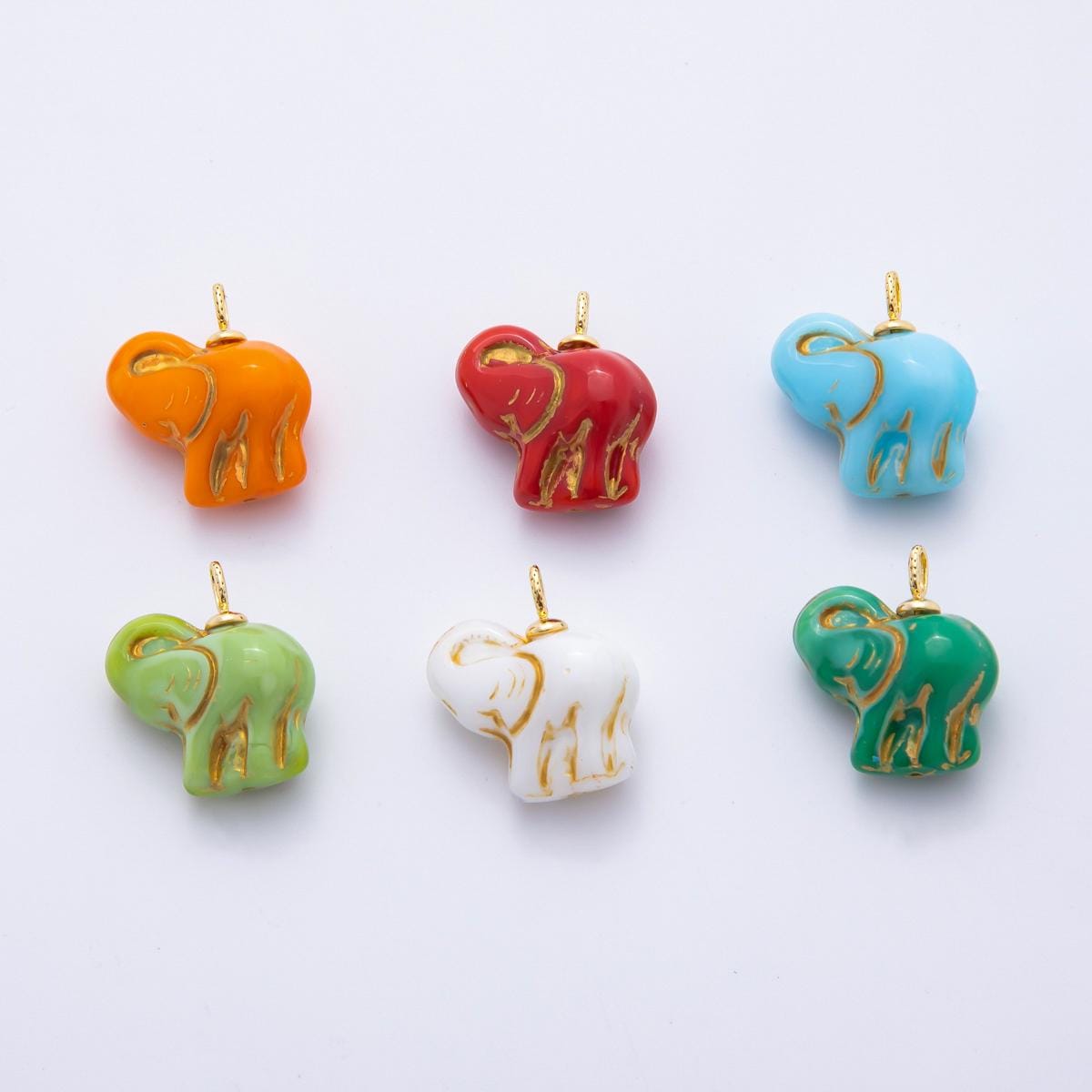 Beaded Elephant Necklace - Etsy