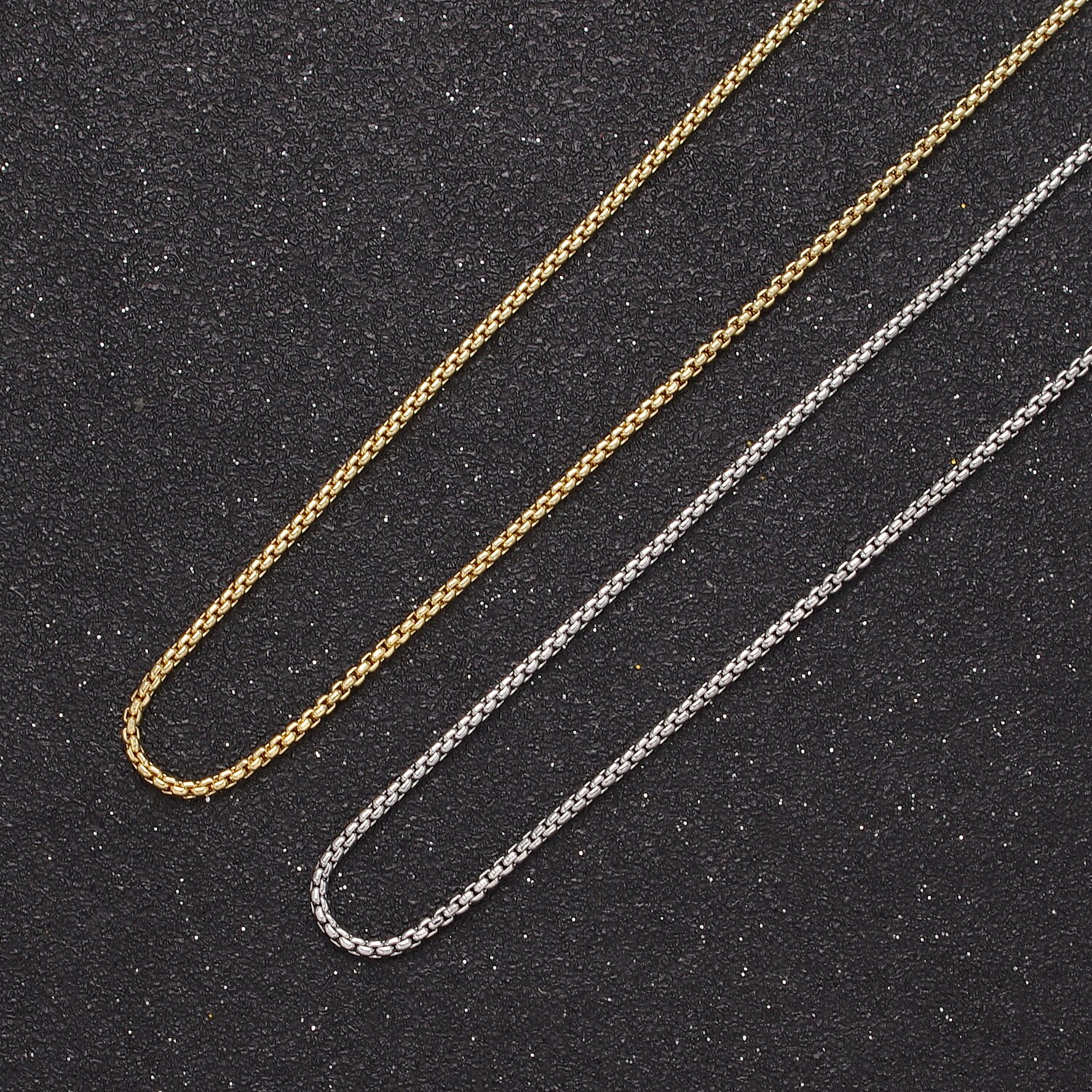 14/20 Pink Gold Filled 020 Rolo Chain Necklace (1mm) main image 0