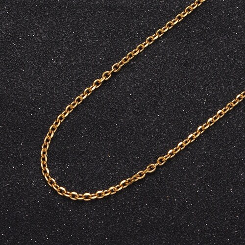 Unique Thick 24K Gold Filled Cable Chain by Yard 6mm Width - Etsy