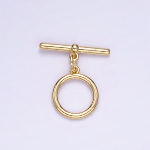 14K Gold Filled 24mm Minimalist OT Toggle Clasps Closure Findings | Z-715