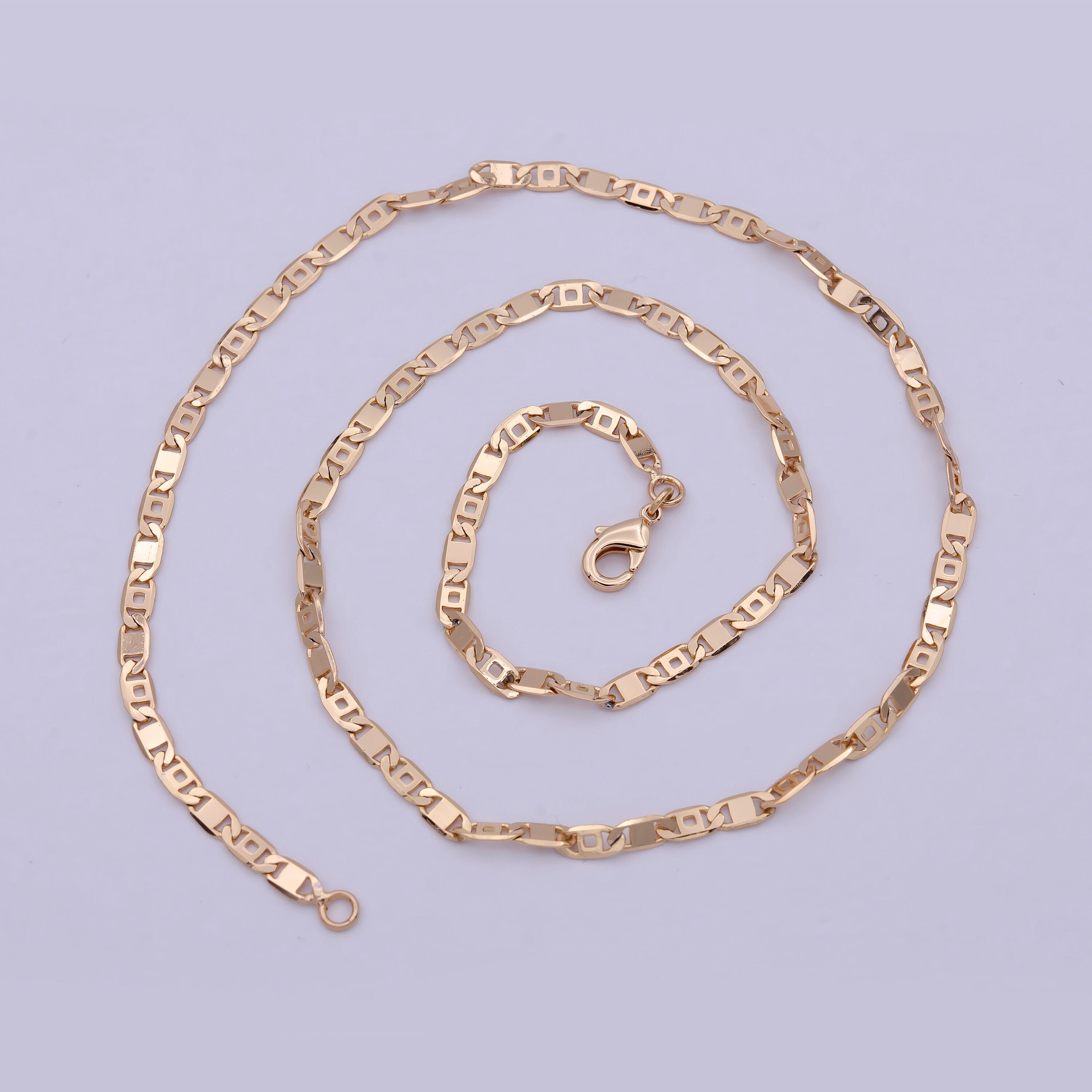 Rose gold mariner chain deals