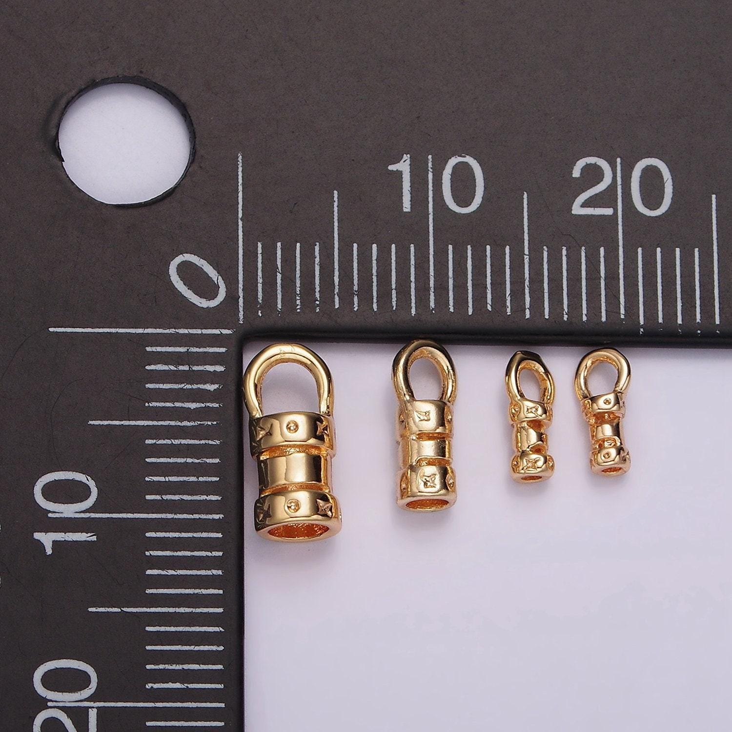 Leather Robe Crimp Leather or Cord Crimp Ends With Loop - Etsy