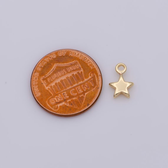 15/30Pcs Enamel Navy Blue Star Charms For Jewelry Making, 6mm Bulk Pack  CHA1336