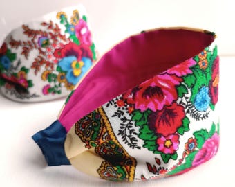 1 Pezzo Di Fascia Per Capelli Larga Ricamata Con - Foto 4