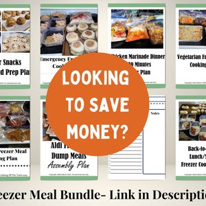 Freezer Meal Plan; 5 Chicken Marinade Dinners; Make Ahead Meals ...