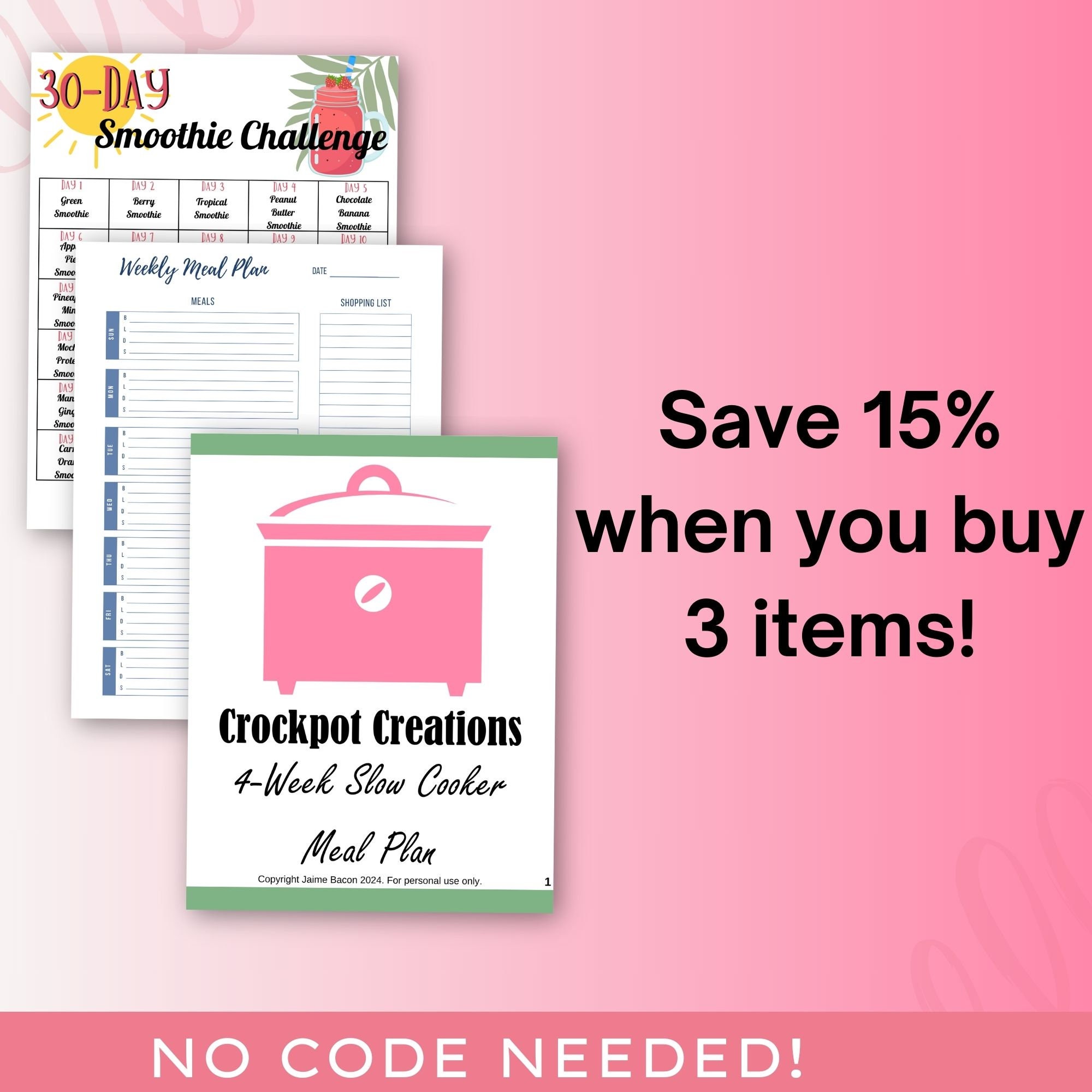 Weekly Meal Prep Planner Meal Prep Checklist Cheat Sheet Printable