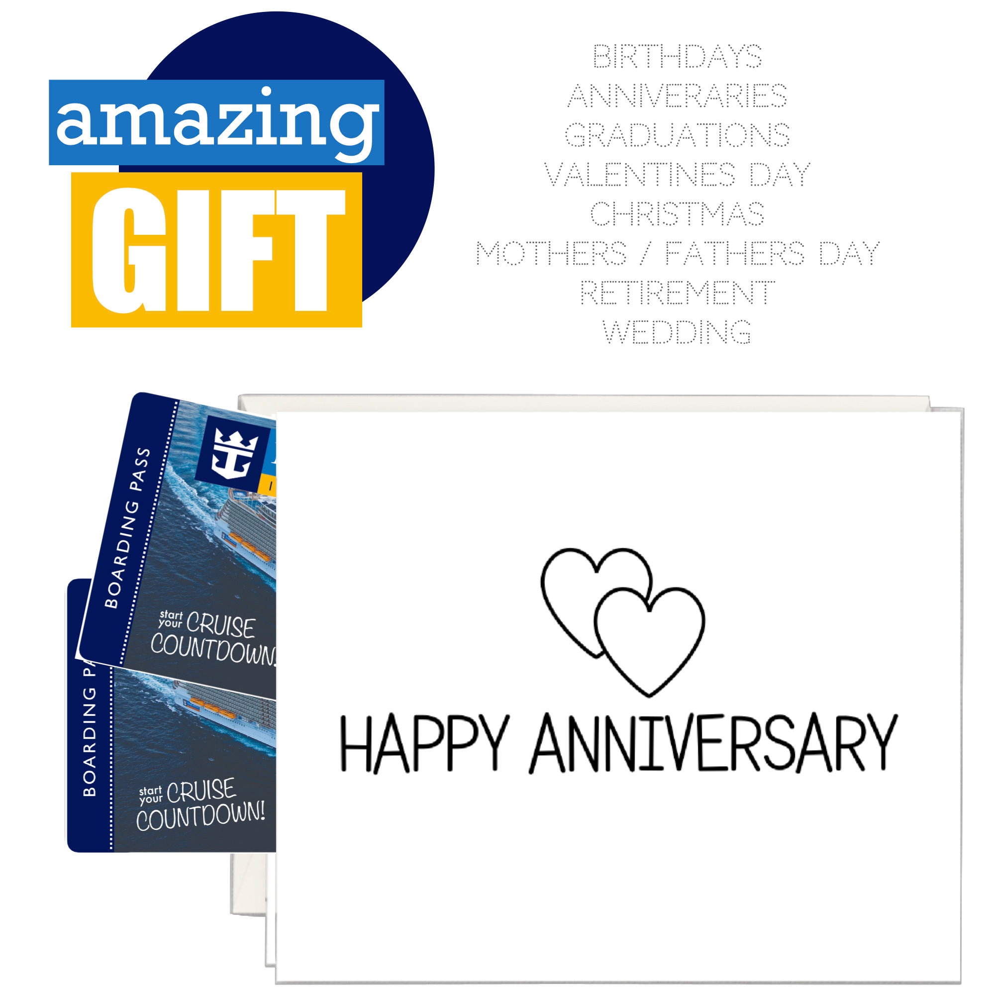 Royal Caribbean Cruise Ticket Fully Customizable Instant | Etsy