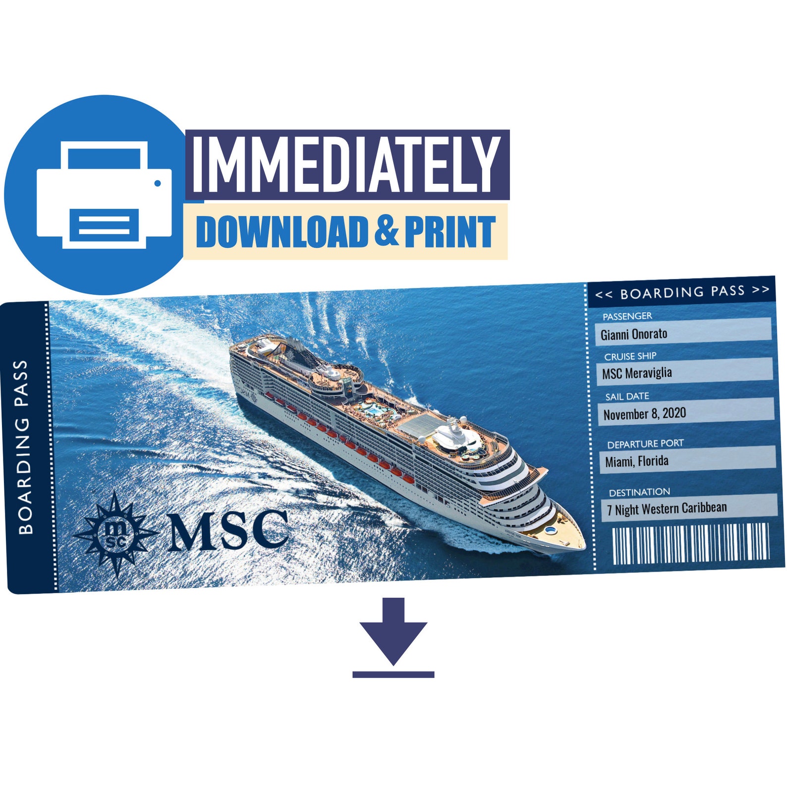 msc cruises gift card