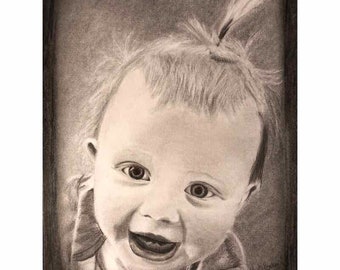 Custom Hand Drawn Pencil Portraits From Photo
