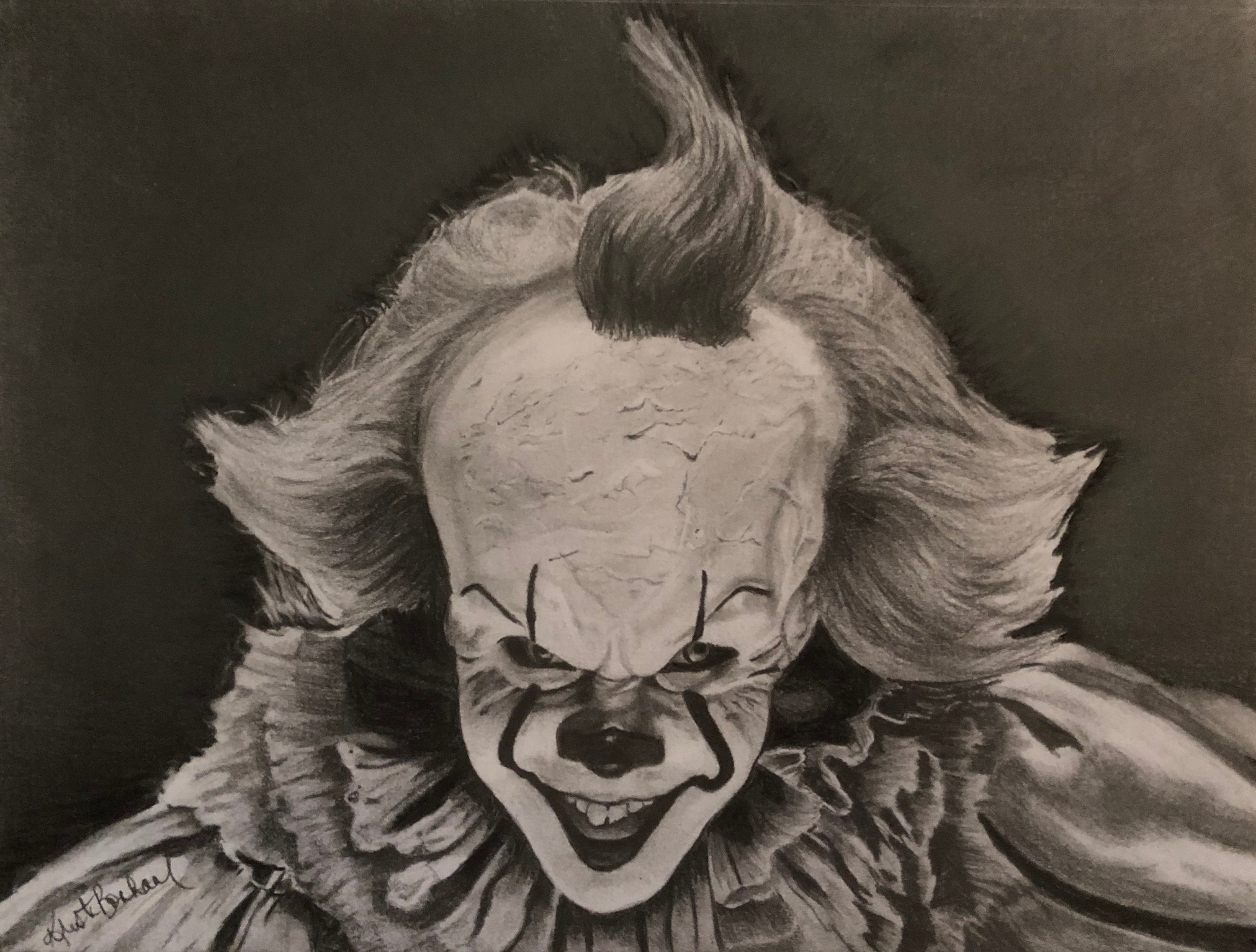 How to Draw Pennywise The Clown Step by Step (2017) from It 