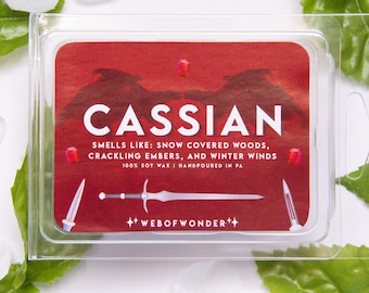 Cassian | Character Inspired | 100% Soy Wax Melts | ACOTAR | A Court of Thorns and Roses | Feyre | Cassian | Rhysand | Azriel | Gift Ideas
