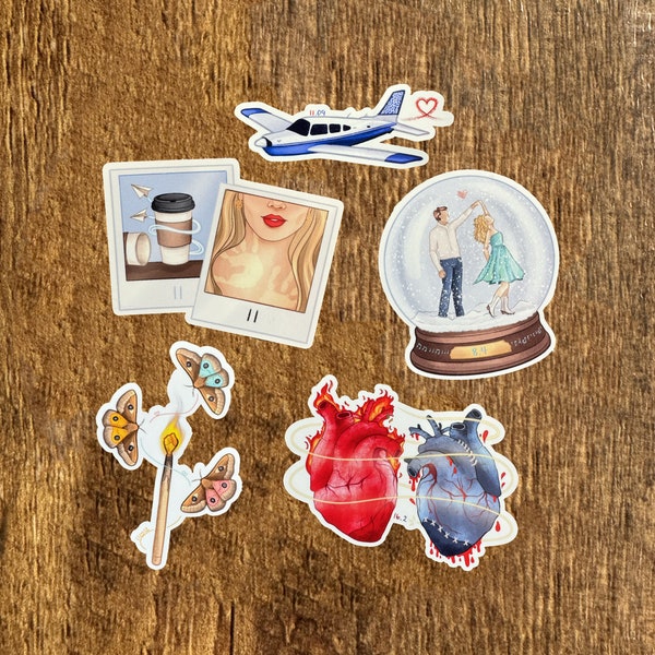 Stickers chanson surprise Eras | Cadeaux Swiftie | Autocollants Swift | Sticker Taylor Stanley | Stickers tournée de concerts | Imperméable | Ordinateur portable | Bouteille