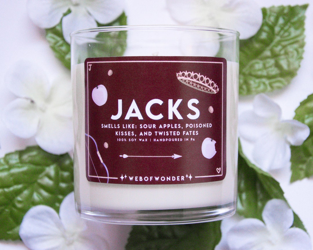 Jacks Character Inspired 100 Soy Wax Candle Once Upon a Broken Heart Evangeline Fox Gift Ideas
