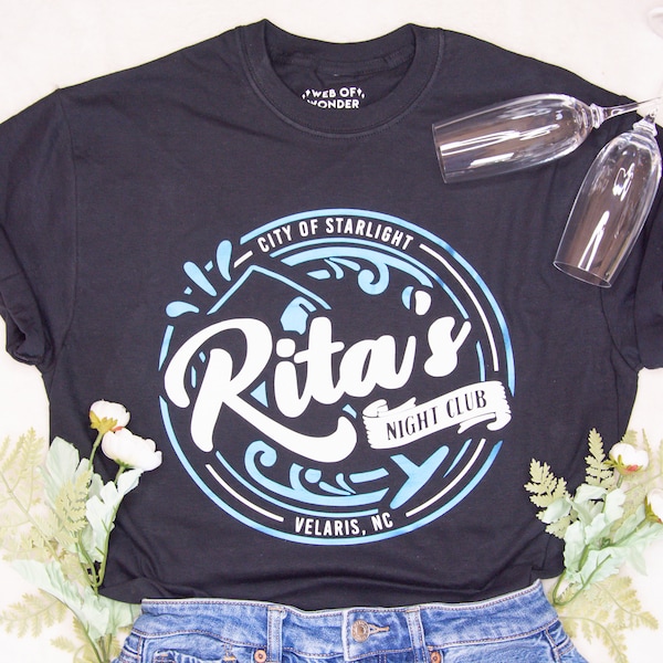 Rita's - Night Court | A Court of Mist and Fury T-Shirt | | ACOTAR | A Court of Thorns and Roses
