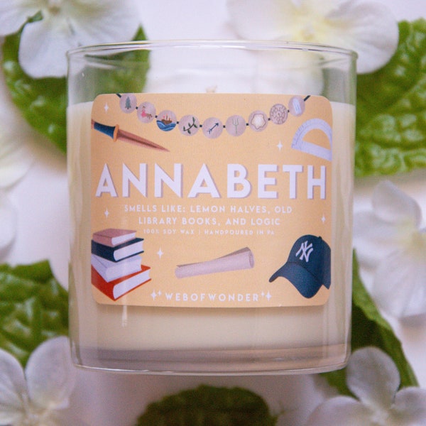 Annabeth Chase | Character Inspired | 100% Soy Candle | Percy Jackson | PJO | Gift Ideas
