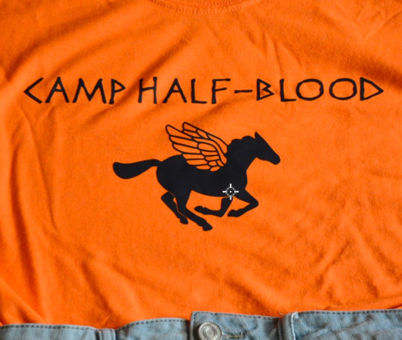 Percy Jackson Camp Half Blood Tshirt Etsy