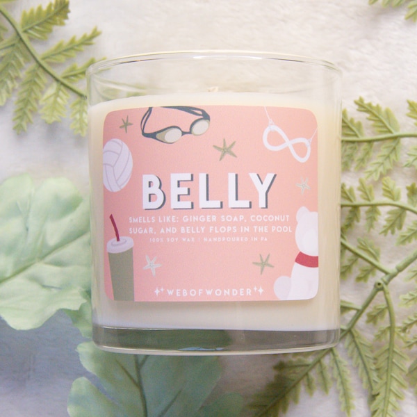 Belly | "The Summer I Turned Pretty" Inspired | 100% Soy Wax Candle | Isabelle "Belly" Conklin | TSITP