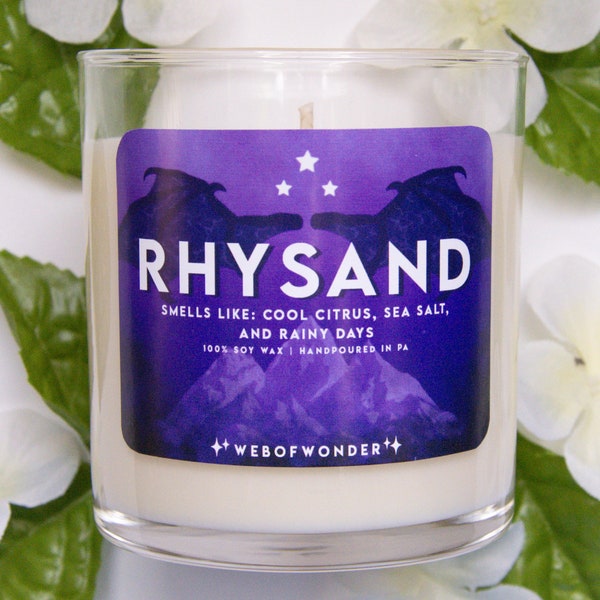 Rhysand | Character Inspired | 100% Soy Wax Candle | ACOTAR | A Court of Thorns and Roses | Rhysand | Feyre | Cassian|  Azriel | Gift Ideas