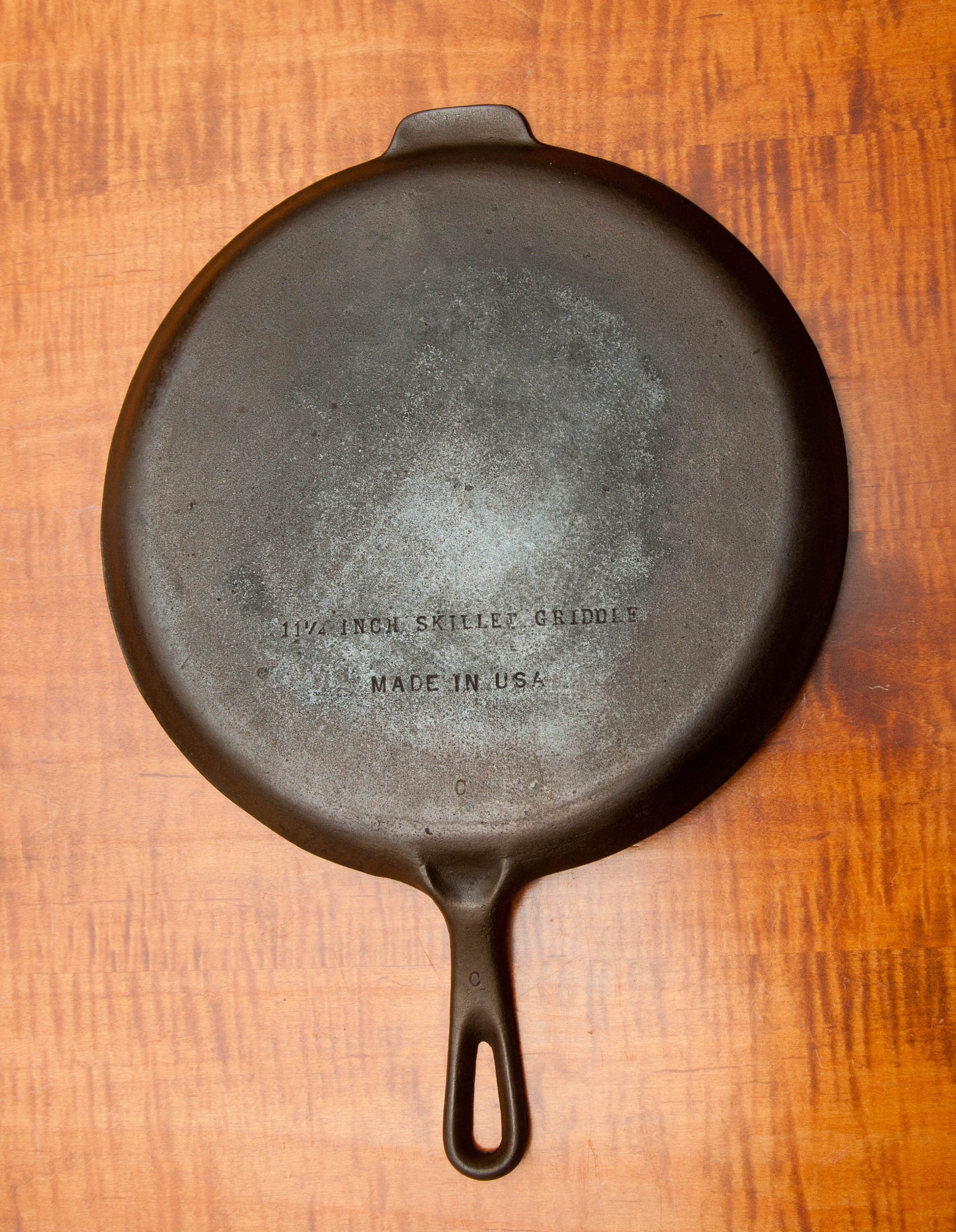 Vintage Unmarked Wagner Cast Iron 11 1/4 Skillet Griddle. Etsy