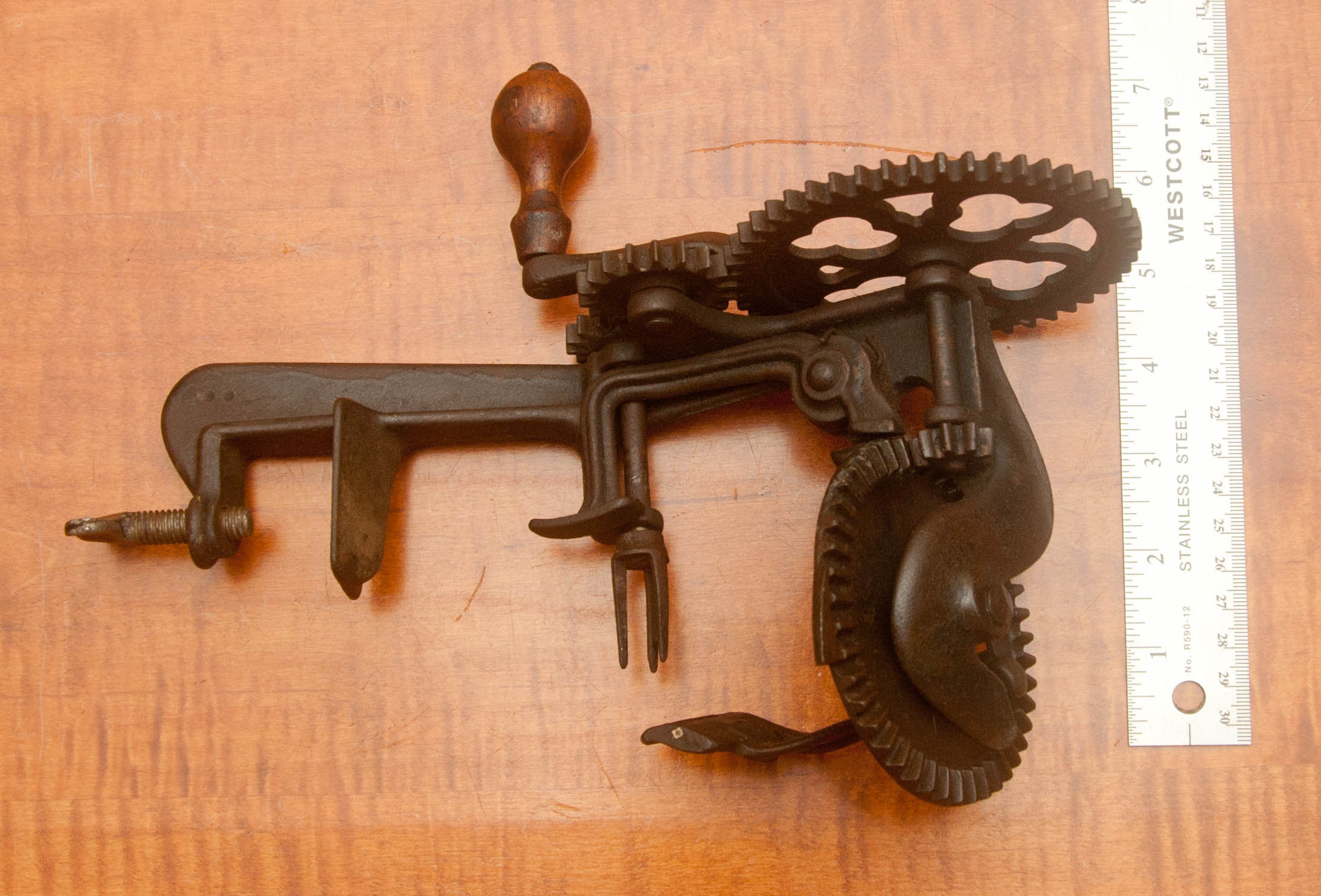 Antique Goodell Co Cast Iron Apple Peeler Antrim NH Etsy