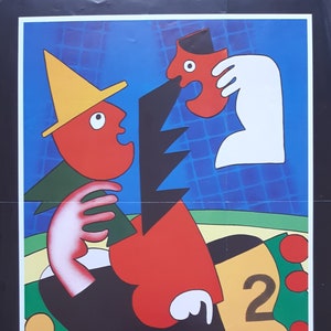 José de Guimaraes original art poster - 14.1"×26.2" (35.9×66.6cm)