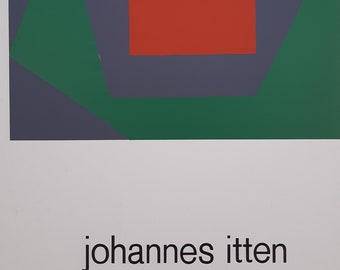 Johannes Itten original art poster