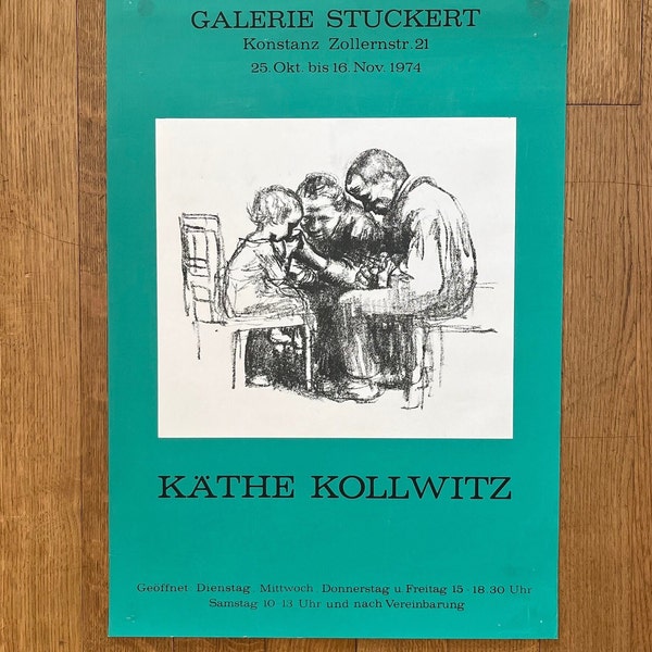 Käthe Kollwitz original art poster