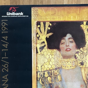 Gustav Klimt art exhibition poster - 24.2&quot;×33.7&quot; (61.5×85.5cm)