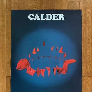 Póster artístico original de Alexander Calder: 49,5 x 69,5 cm (19,5 x 27,4 pulgadas)