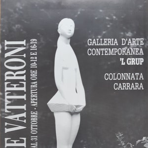 Felice Vatteroni original art poster - 11.9"×18.9" (30.2×48cm)