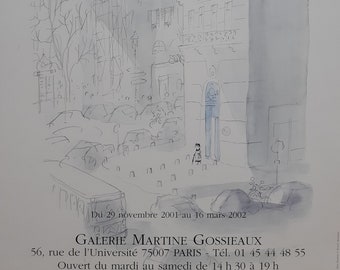 Original Sempé Poster Paris 2018 4x10 FT - Etsy