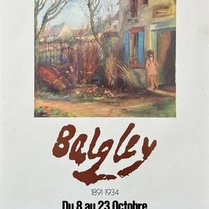 Plakat wystawy sztuki Jacoba Balgleya - 15,7"×23,6" (40×60 cm)