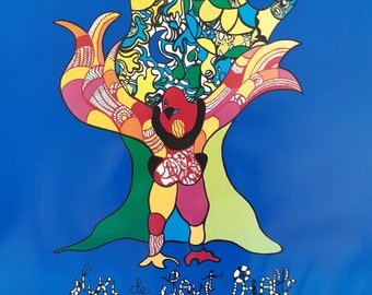 Jean Tinguely - Kunsthaus Zürich Original Art Poster - 35.8